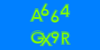 Blue Captcha Image