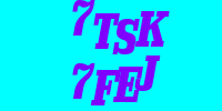 Blue Captcha Image
