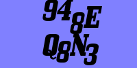 Blue Captcha Image
