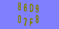 Blue Captcha Image