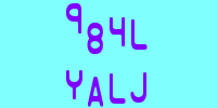 Blue Captcha Image