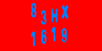 Blue Captcha Image