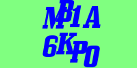 Blue Captcha Image