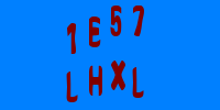 Blue Captcha Image