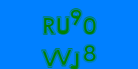 Blue Captcha Image