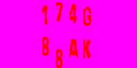 Blue Captcha Image