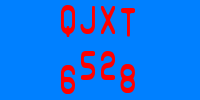 Blue Captcha Image