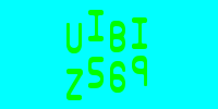 Blue Captcha Image
