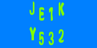 Blue Captcha Image
