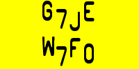 Blue Captcha Image