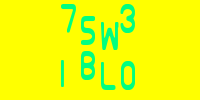 Blue Captcha Image