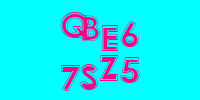 Blue Captcha Image