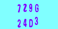 Blue Captcha Image