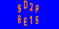 Blue Captcha Image