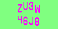 Blue Captcha Image
