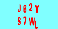 Blue Captcha Image