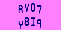 Blue Captcha Image