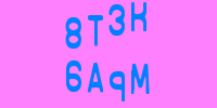 Blue Captcha Image