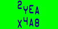 Blue Captcha Image