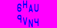 Blue Captcha Image