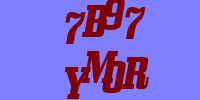 Blue Captcha Image