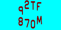 Blue Captcha Image