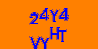 Blue Captcha Image