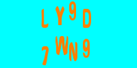 Blue Captcha Image