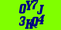 Blue Captcha Image
