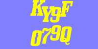 Blue Captcha Image