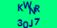 Blue Captcha Image