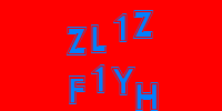 Blue Captcha Image