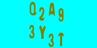 Blue Captcha Image