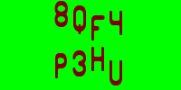 Blue Captcha Image