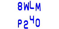 Blue Captcha Image