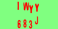 Blue Captcha Image