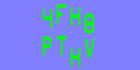 Blue Captcha Image