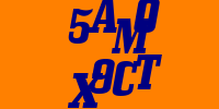 Blue Captcha Image