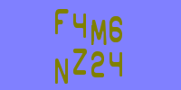 Blue Captcha Image