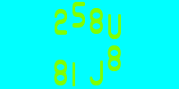 Blue Captcha Image