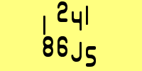 Blue Captcha Image