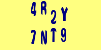 Blue Captcha Image