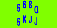 Blue Captcha Image