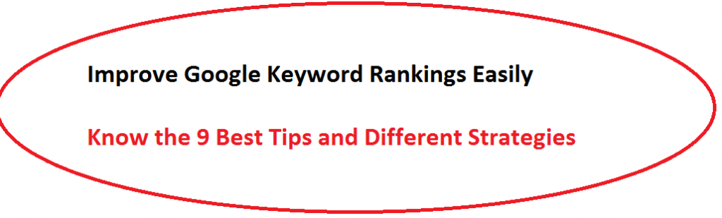 How to Improve Google Keywords Ranking Easily?