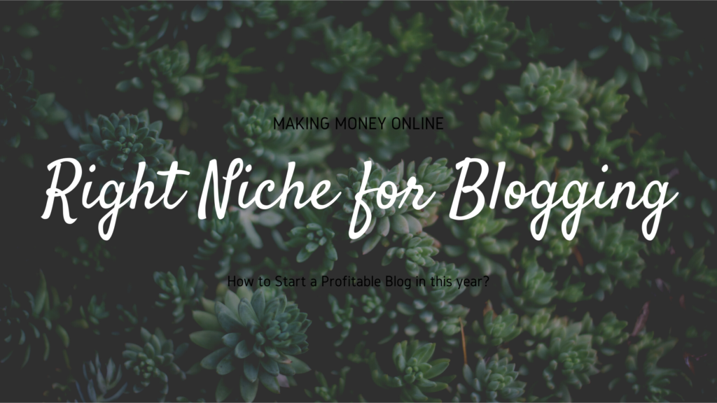 Choosing the Right Profitable Niche for Blogging