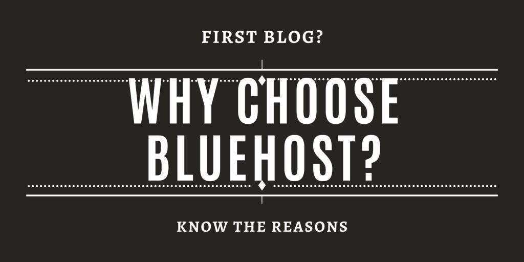 Bluehost for your First Food Blog