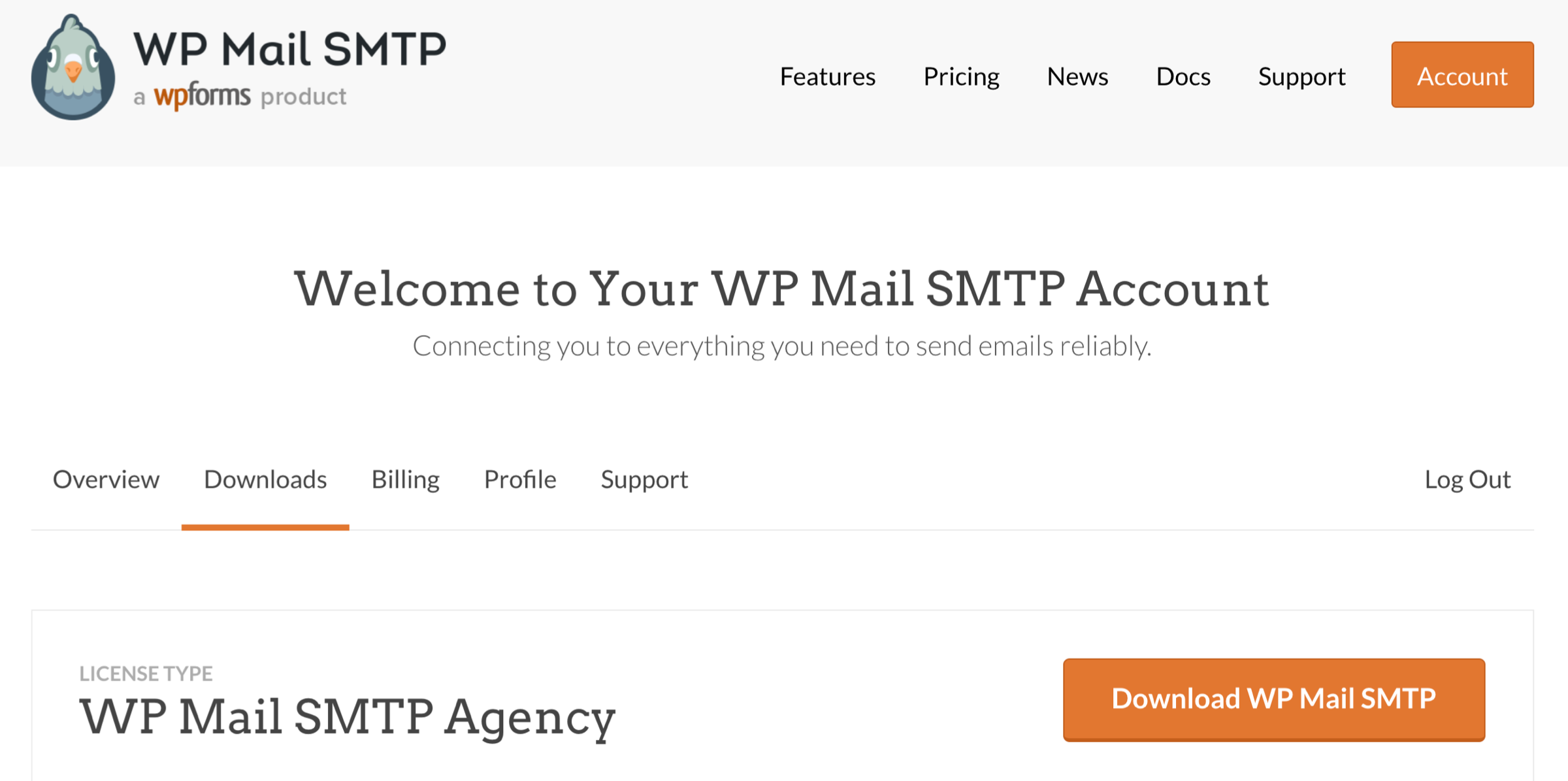 WP Mail SMTP Plugin Download Page