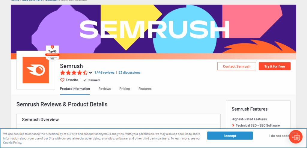 Semrush G2 Review