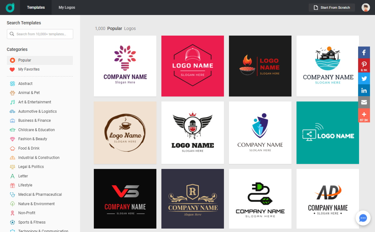 Create an Ideal Logo Online with DesignEvo - Review and Tutorial