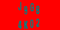 Blue Captcha Image